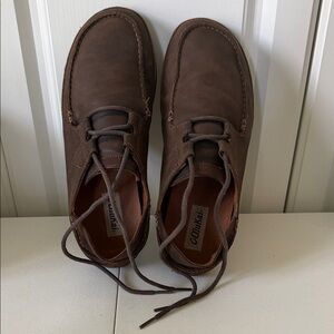 OluKai ‘Ohana Lace up Men's Brown Leather Oxfords (sz 11.5)